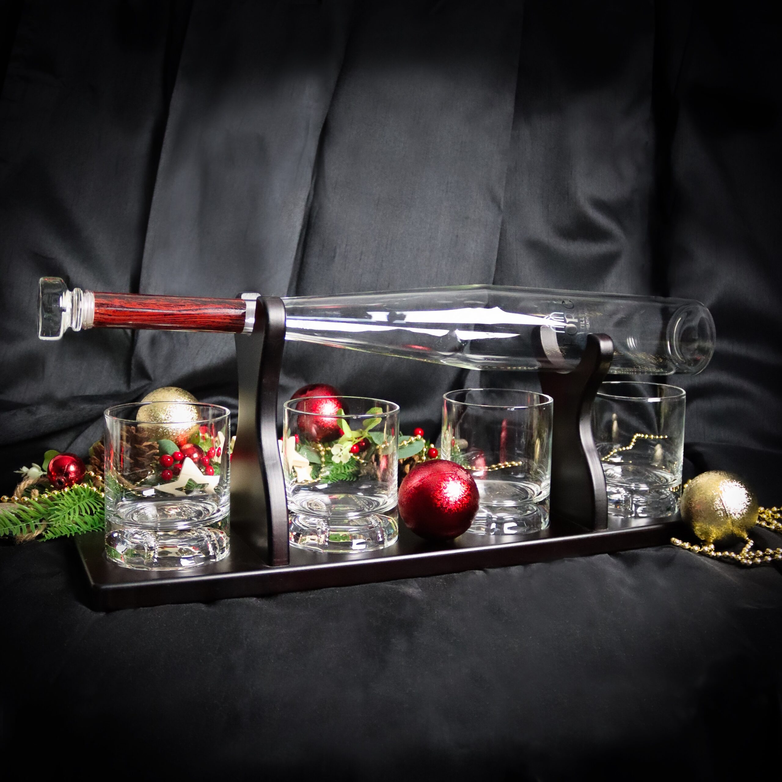 ForeDistilleryBaseballDecanterWinterWonderCollection Explore Fore Distillery Baseball Decanter Set