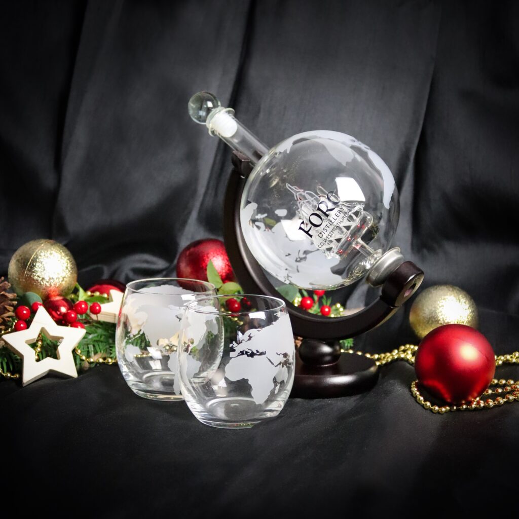 Explore Fore Distillery Globe Decanter