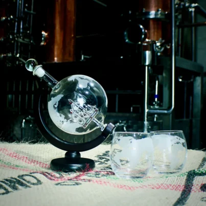 Explore Fore Distillery Globe Decanter