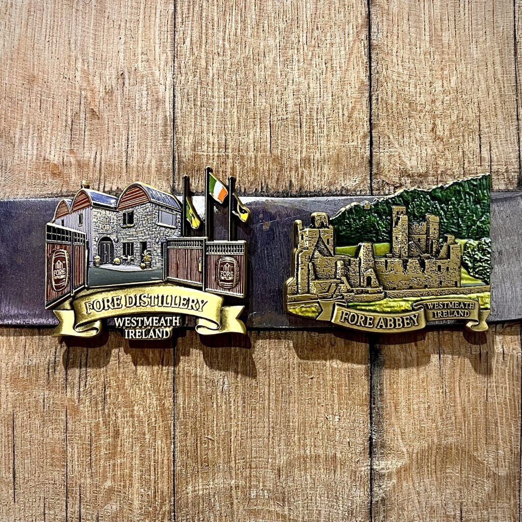 Fore Distillery & Abbey Coloured Metal Fridge Magnets